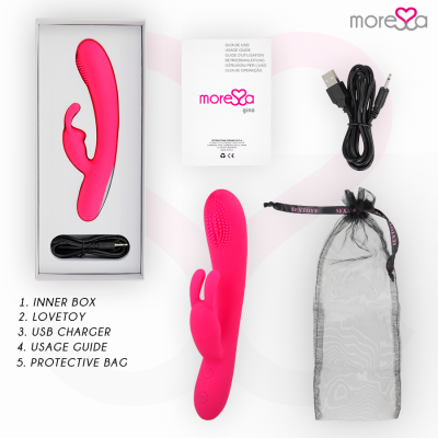 SILICONE PREMIUM MORESSA GINO RECARREGÁVEL - D-213232 - Dona Pimenta