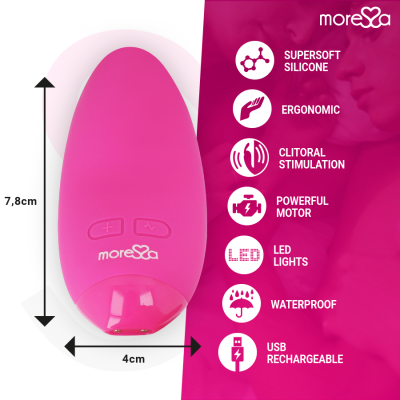 MORESSA BLOSSOM PINK VIBRATOR - D-221125 - Dona Pimenta