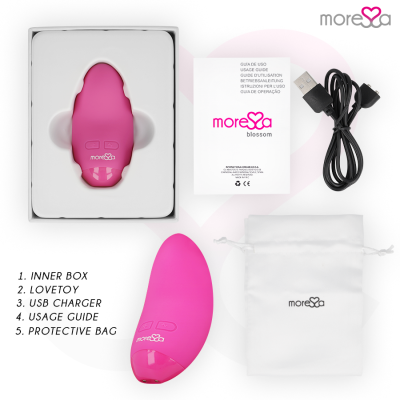 MORESSA BLOSSOM PINK VIBRATOR - D-221125 - Dona Pimenta