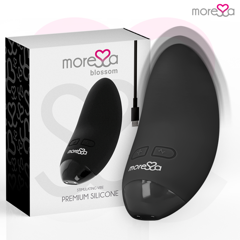 MORESSA BLOSSOM BLACK VIBRATOR - D-221126 - Dona Pimenta MORESSA BLOSSOM BLACK VIBRATOR - D-221126 - Dona Pimenta