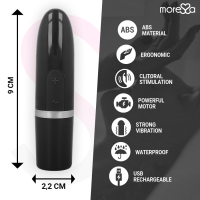MORESSA IVY VIBRATOR BLACK - D-221128 - Dona Pimenta