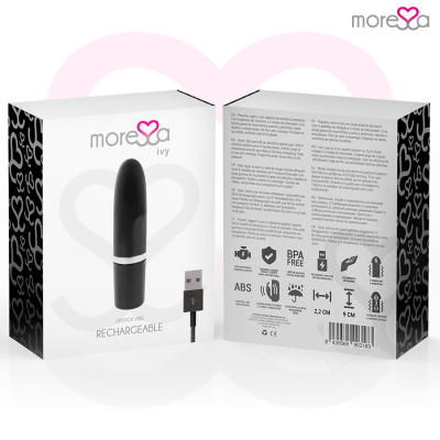 MORESSA IVY VIBRATOR BLACK - D-221128 - Dona Pimenta