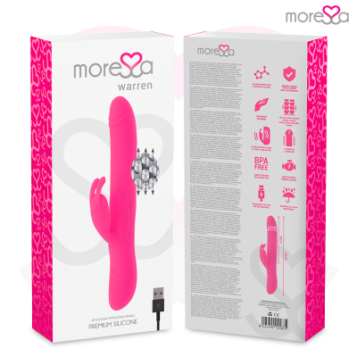 SILICONE PREMIUM MORESSA WARREN RECARREGÁVEL - D-213252 - Dona Pimenta