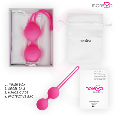 MORESSA OSIAN TRÊS PREMIUM SILICONE ROSA - D-213244 - Dona Pimenta