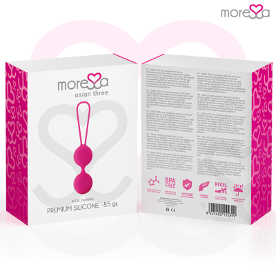 MORESSA OSIAN TRÊS PREMIUM SILICONE ROSA - D-213244 - Dona Pimenta