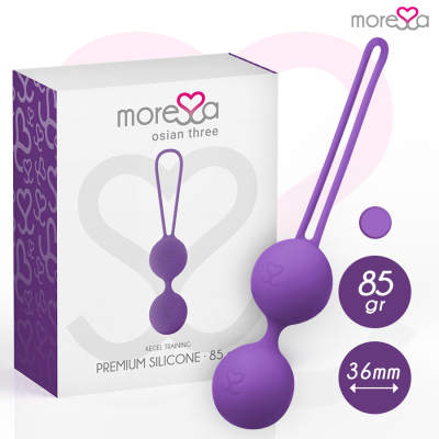 MORESSA OSIAN TRÊS PREMIUM SILICONE ROXO - D-213245 - Dona Pimenta