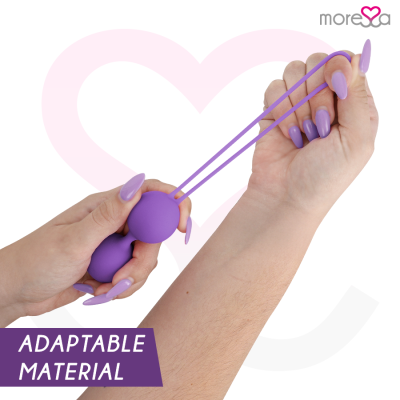MORESSA OSIAN TRÊS PREMIUM SILICONE ROXO - D-213245 - Dona Pimenta
