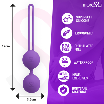 MORESSA OSIAN TRÊS PREMIUM SILICONE ROXO - D-213245 - Dona Pimenta
