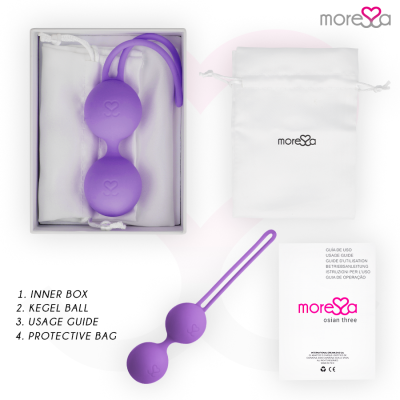 MORESSA OSIAN TRÊS PREMIUM SILICONE ROXO - D-213245 - Dona Pimenta