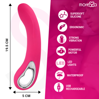SILICONE PREMIUM MORESSA NELSON RECARREGÁVEL - D-213236 - Dona Pimenta