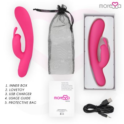 SILICONE PREMIUM MORESSA TELMO RECARREGÁVEL - D-213250 - Dona Pimenta