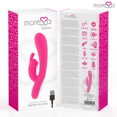 SILICONE PREMIUM MORESSA TELMO RECARREGÁVEL - D-213250 - Dona Pimenta