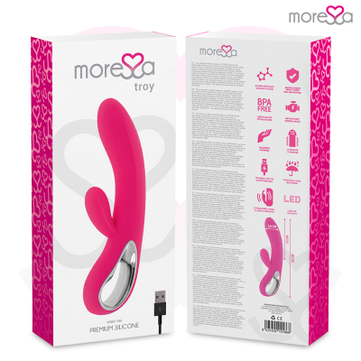 SILICONE MORESSA TROY PREMIUM RECARREGÁVEL - D-213251 - Dona Pimenta