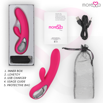 SILICONE MORESSA TROY PREMIUM RECARREGÁVEL - D-213251 - Dona Pimenta