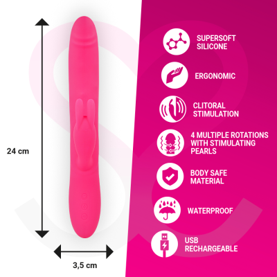 MORESSA SOMER PREMIUM VIBRATOR MULTIPLE ROTATION FUNCTION - D-220119 - Dona Pimenta