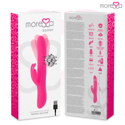 MORESSA SOMER PREMIUM VIBRATOR MULTIPLE ROTATION FUNCTION - D-220119 - Dona Pimenta