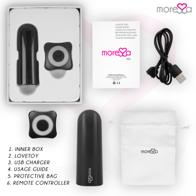 BALA DE CONTROLE REMOTO MORESSA NIX PRETO - D-221130 - Dona Pimenta