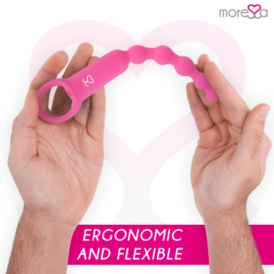 MORESSA RONIE CONTROLE REMOTO ANAL PRAZER ROSA - D-221133 - Dona Pimenta