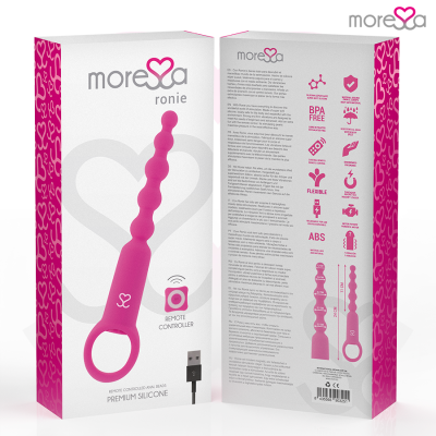 MORESSA RONIE CONTROLE REMOTO ANAL PRAZER ROSA - D-221133 - Dona Pimenta