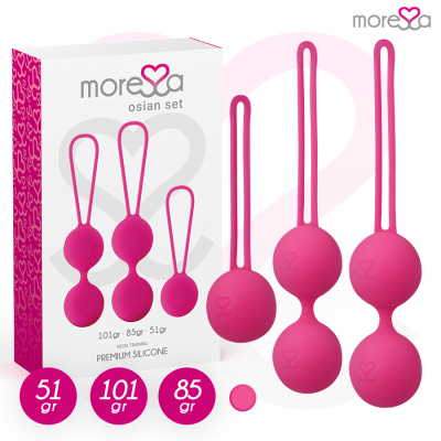 CONJUNTO MORESSA OSIAN PREMIUM SILICONE ROSA
