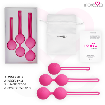 CONJUNTO MORESSA OSIAN PREMIUM SILICONE ROSA - D-213247 - Dona Pimenta