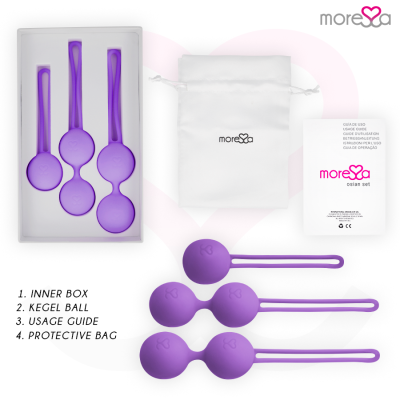 CONJUNTO MORESSA OSIAN PREMIUM SILICONE ROXO - D-213248 - Dona Pimenta