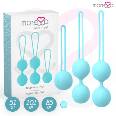 MORESSA OSIAN SET TURQUESA DE SILICONE PREMIUM - D-213249 - Dona Pimenta