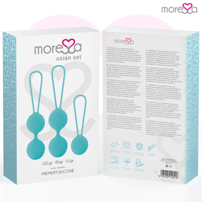 MORESSA OSIAN SET TURQUESA DE SILICONE PREMIUM - D-213249 - Dona Pimenta