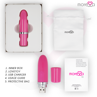 MORESSA IVY VIBRATOR PINK - D-221129 - Dona Pimenta