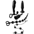 ANAL FANTASY ELITE COLLECTION - KIT ANAL FANTASY PARA INICIANTES PRETO - D-244380 - Dona Pimenta