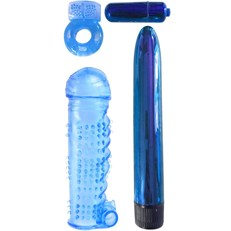 CLASSIX - KIT PARA CASAIS DE PRAZER SUPREMO AZUL - D-244382 - Dona Pimenta CLASSIX - KIT PARA CASAIS DE PRAZER SUPREMO AZUL - D-244382 - Dona Pimenta