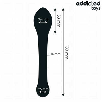 ADDICTED TOYS - ESTIMULADOR ANAL 18 CM - D-242878 - Dona Pimenta