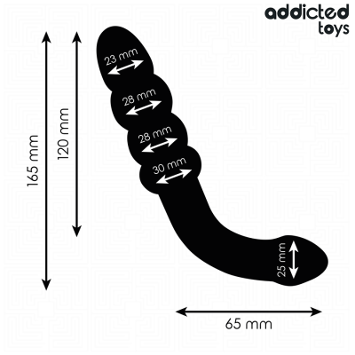 ADDICTED TOYS - MASSAGEADOR DUPLO 16,5 CM - D-242880 - Dona Pimenta