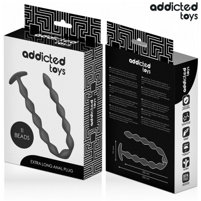ADDICTED TOYS - PLUG ANAL EXTRA LONGO - D-242882 - Dona Pimenta