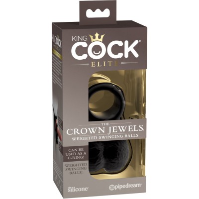 KING COCK - AS JOIAS DA COROA BOLAS DE SILICONE COM PESAGEM E BALANÃO - D-244381 - Dona Pimenta
