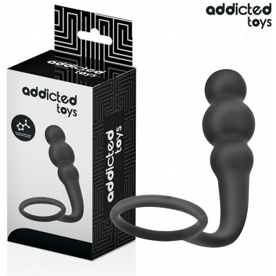 ADDICTED TOYS - PLUG ANAL COM ANEL MODELO 1 - D-242873 - Dona Pimenta