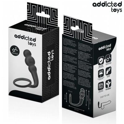 ADDICTED TOYS - PLUG ANAL COM ANEL MODELO 1 - D-242873 - Dona Pimenta