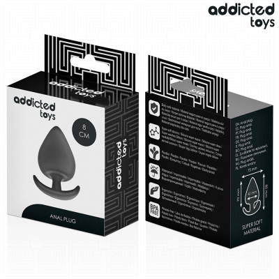 ADDICTED TOYS - PLUG ANAL TAMANHO L 8 CM - D-242840 - Dona Pimenta