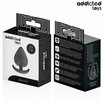 ADDICTED TOYS - PLUG ANAL TAMANHO S 5,3 CM - D-242842 - Dona Pimenta