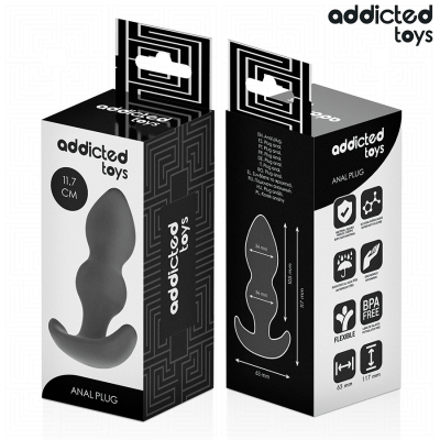 ADDICTED TOYS - PLUG ANAL TAMANHO L 11,7 CM - D-242869 - Dona Pimenta