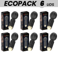 ECOPACKS 6 UNIDADES - VIBRADOR DE VARINHA DE BOLSO IBIZA - D-244385 - Dona Pimenta