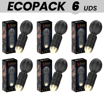 ECOPACKS 6 UNIDADES - VIBRADOR DE VARINHA DE BOLSO IBIZA - D-244385 - Dona Pimenta