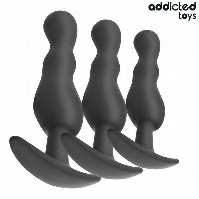 ADDICTED TOYS - CONJUNTO DE 3 PLUG ANAL MODELO 1 - D-242830 - Dona Pimenta