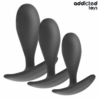 ADDICTED TOYS - CONJUNTO DE 3 PLUG ANAL MODELO 2 - D-242831 - Dona Pimenta
