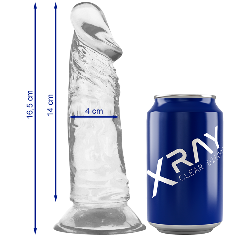 XRAY CLEAR DILDO TRANSPARENTE 16.5CM X 4CM - D-224107 - Dona Pimenta XRAY CLEAR DILDO TRANSPARENTE 16.5CM X 4CM - D-224107 - Dona Pimenta