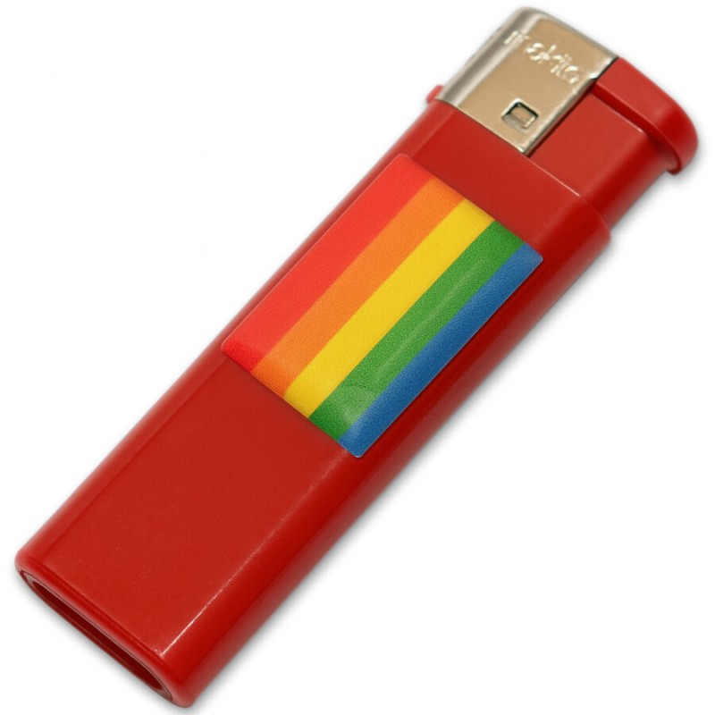 PRIDE - ISQUEIRO FUSCIA COM BANDEIRA LGBT - D-235552 - Dona Pimenta PRIDE - ISQUEIRO FUSCIA COM BANDEIRA LGBT - D-235552 - Dona Pimenta
