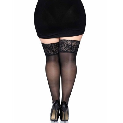 LEG AVENUE STAY UP - 9750 BLACK - Dona Pimenta