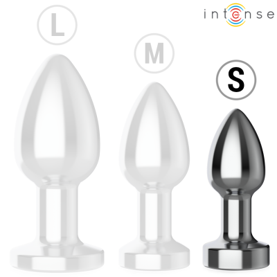 INTENSE - PLUG ANAL 10 VIBRAÇÕES METAL COM CONTROLE REMOTO S - D-243387 - Dona Pimenta