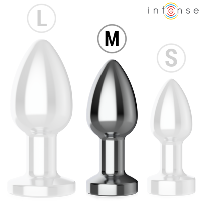 INTENSE - PLUG ANAL 10 VIBRAÇÕES METAL COM CONTROLE REMOTO M - D-243388 - Dona Pimenta