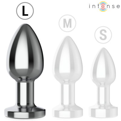 INTENSE - PLUG ANAL 10 VIBRAÇÕES METAL COM CONTROLE REMOTO L - D-243389 - Dona Pimenta